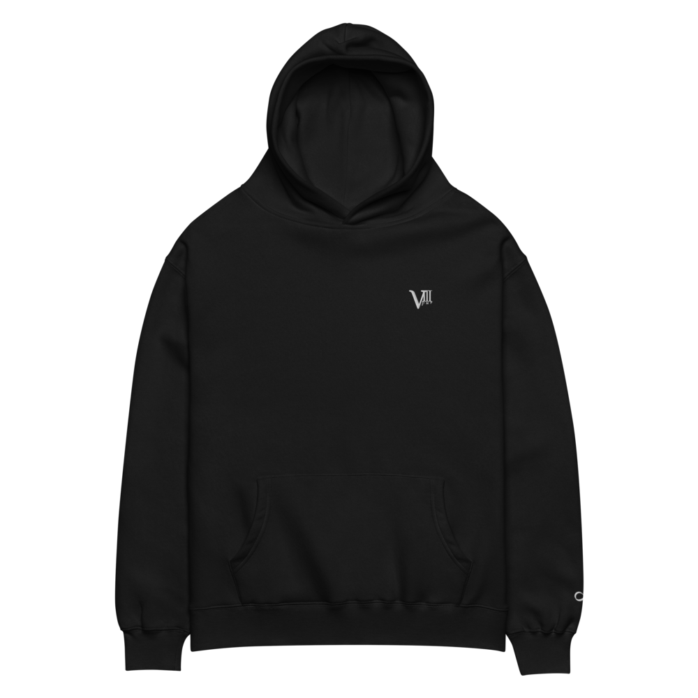 VIIIpur -Unisex Relax Hoodie - Black/White