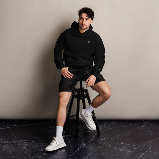 VIIIpur -Unisex Relax Hoodie - Black/White
