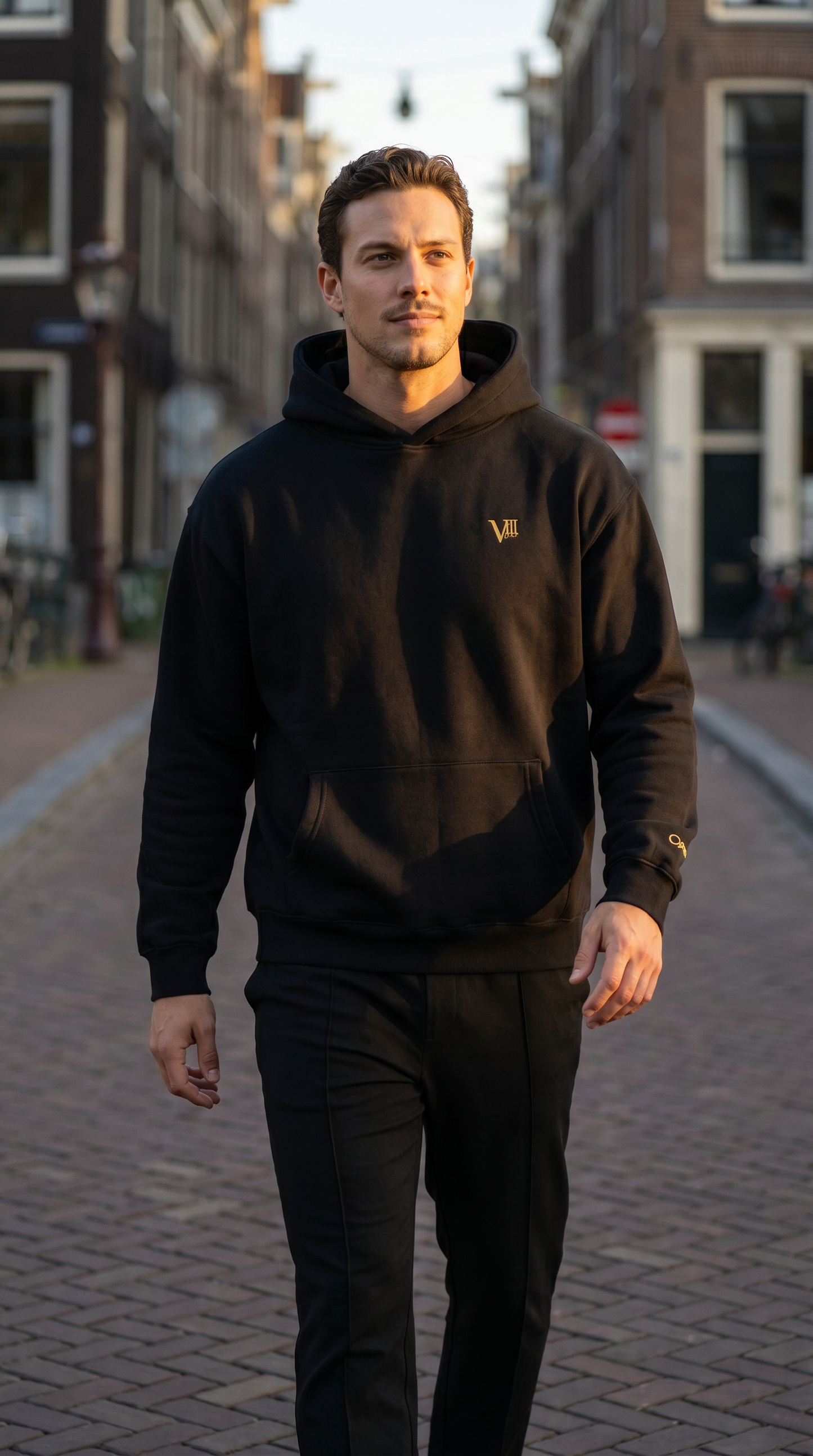 VIIIpur - Unisex Relax Hoodie - Black/Gold
