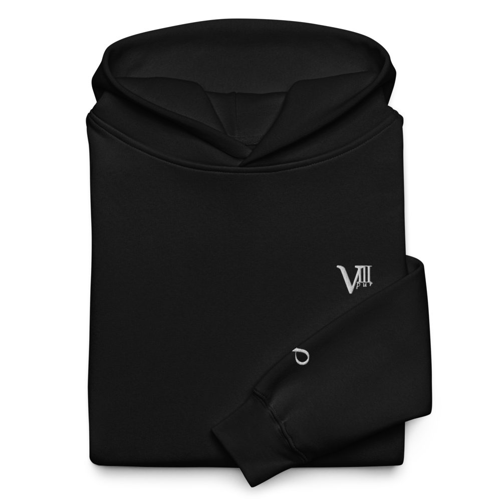 VIIIpur -Unisex Relax Hoodie - Black/White
