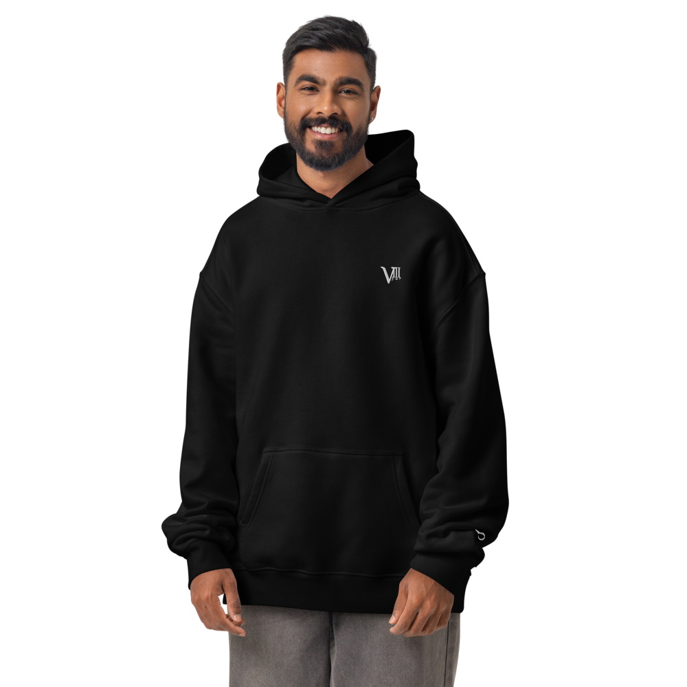 VIIIpur -Unisex Relax Hoodie - Black/White